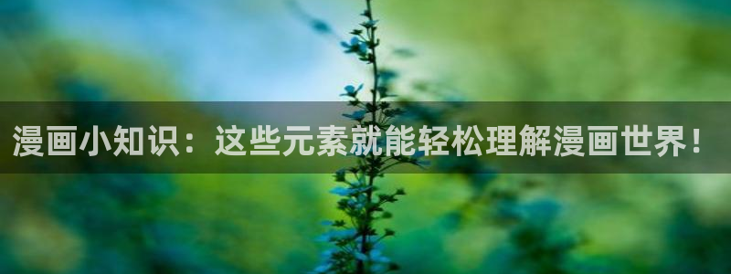 漫画之家吧：漫画小知识：这些元素就能轻松理解漫画世界！